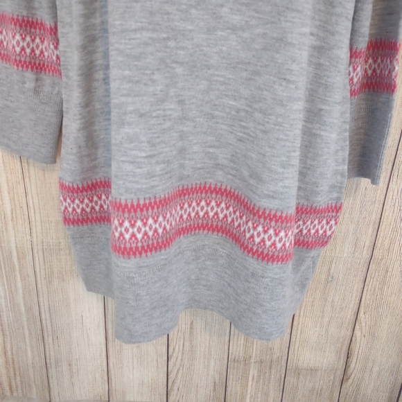 Rockin Around Christmas  Sweater dress Sheep Bell Gray Nordic Ugly Sweater XXL - Picture 11 of 13